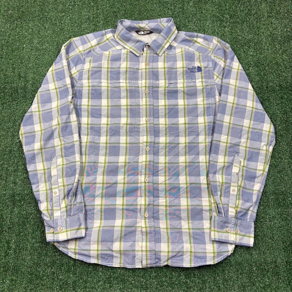 Y2K The North Face Plaid Button Up Shirt
